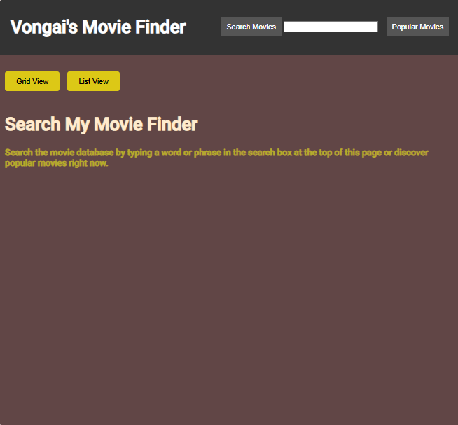 Movie Finder Screenshot